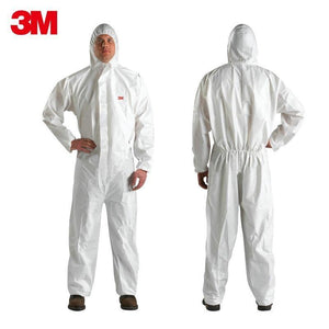 Planet Gates 3M 4515 Safety Clothing Disposable Protective Coveralls White Hooded Anti Particulate matter Liquid for Pesticide/spray LT056