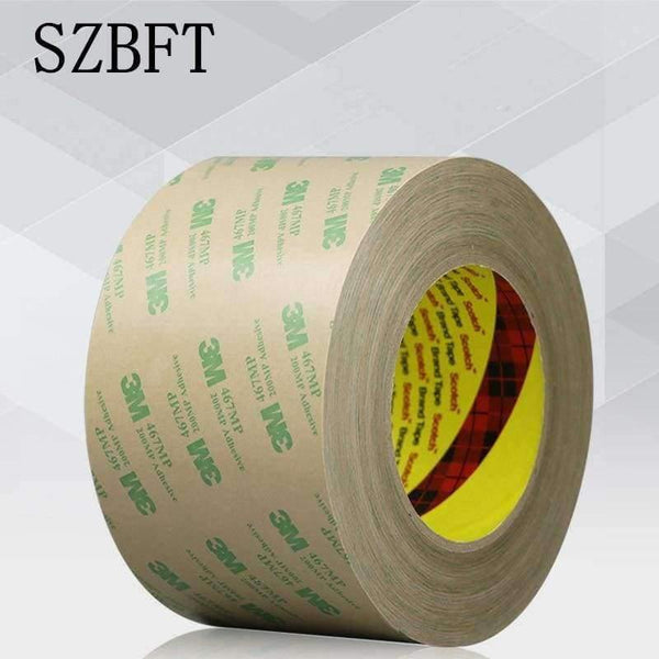 Planet Gates 3M 467mp 10mm*55 M  Ultra Thin 3M 467MP 200MP Adhesive Double Sided Sticky Tape High Temp. Resist Nameplate Bond