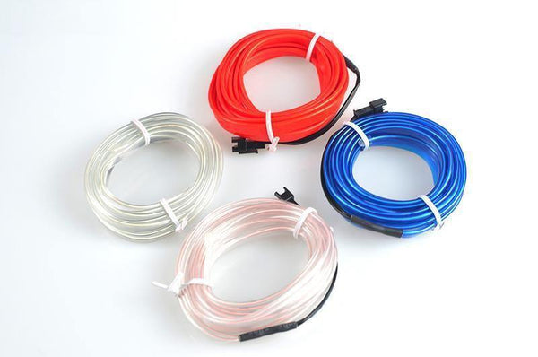 Planet Gates 3m/5m Car LED Strips Decoration Strip 12V Flexible Neon EL Wire Rope Indoor Universal Interior LED Car Light Strip for Car Auto