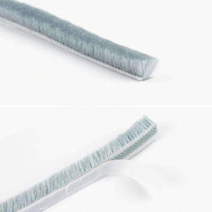 Planet Gates 3M/5M Self Adhesive Window Sealing Tape Dust Proof DIY Cut Door Brush Weather Strip Flexible Gray Hardware Accessories