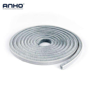 Planet Gates 3M/5M Self Adhesive Window Sealing Tape Dust Proof DIY Cut Door Brush Weather Strip Flexible Gray Hardware Accessories