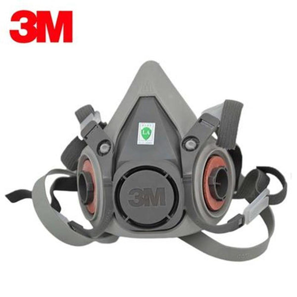 Planet Gates 3M 6000 Series Half Face Mask Respirator 6100/6200/6300 6001 Gas Cartridges 7IN1 Set For Painting Spraying Against Organic Vapor