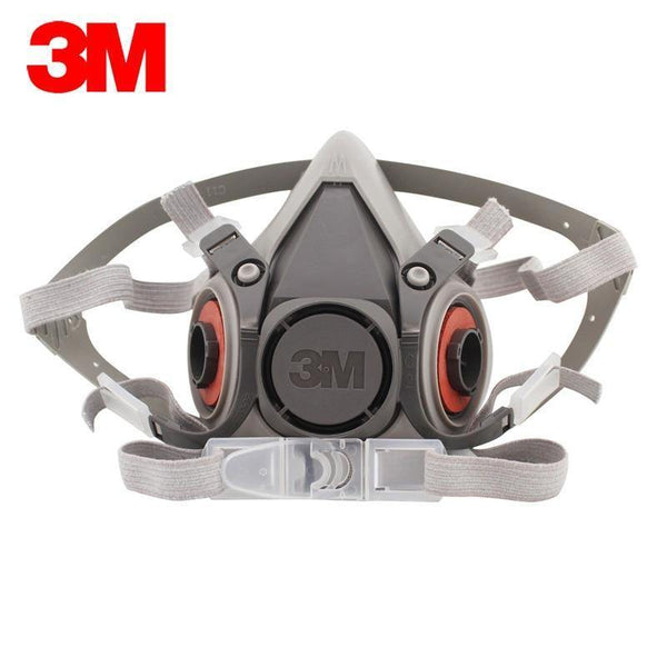 Planet Gates 3M 6200 Gas Mask with 3M 6001 Organic Vapor Filter Cartridge Respirator Anti-Fog Haze Pesticide Painting Spraying Face Masks
