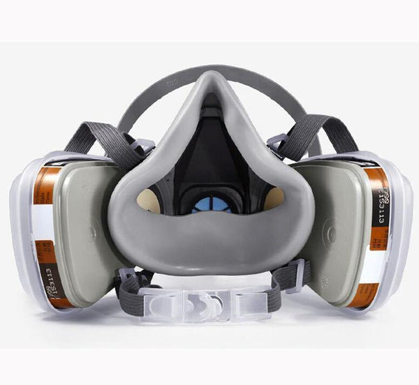 Planet Gates 3M 6200 Half Face Painting Spraying Respirator Gas Mask  17 In 1 Suit Safety Work Filter Dust Mask