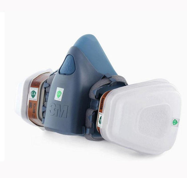 Planet Gates 3M 7502 Respirator Mask 17 in 1 Suit Industry Painting Spray Dust Gas Mask With 3M 501 5N11 6001CN Chemcial Half face Mask