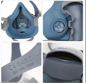 Planet Gates 3M 7502 Respirator Mask 17 in 1 Suit Industry Painting Spray Dust Gas Mask With 3M 501 5N11 6001CN Chemcial Half face Mask