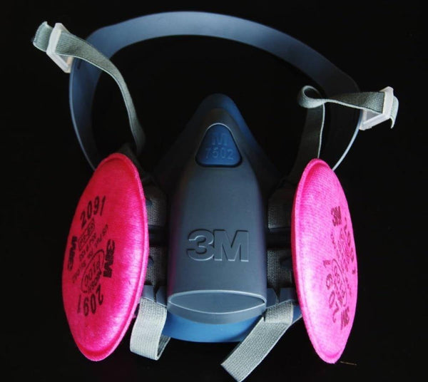 Planet Gates 3M 7502 Respirator Mask 17 in 1 Suit Industry Painting Spray Dust Gas Mask With 3M 501 5N11 6001CN Chemcial Half face Mask