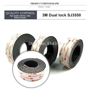 Planet Gates 3M Dual Lock SJ3550 Black VHB Mushroom adhesive fastener tape, Type 250