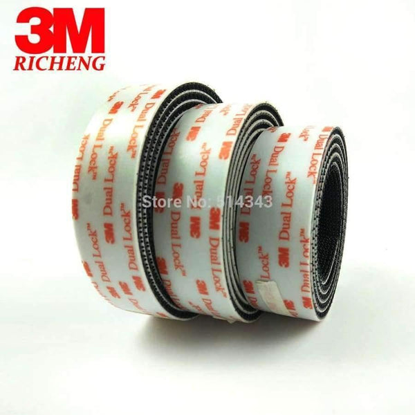 Planet Gates 3M Dual Lock SJ3550 Black VHB Mushroom adhesive fastener tape, Type 250