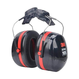 3M H10P3E Noise-proof Earmuffs NRR 27dB Noise Reduction Ear Muffs Hanging Helmet Earmuffs Hearing Protection for Industrial Use