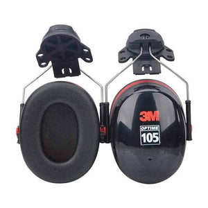 3M H10P3E Noise-proof Earmuffs NRR 27dB Noise Reduction Ear Muffs Hanging Helmet Earmuffs Hearing Protection for Industrial Use