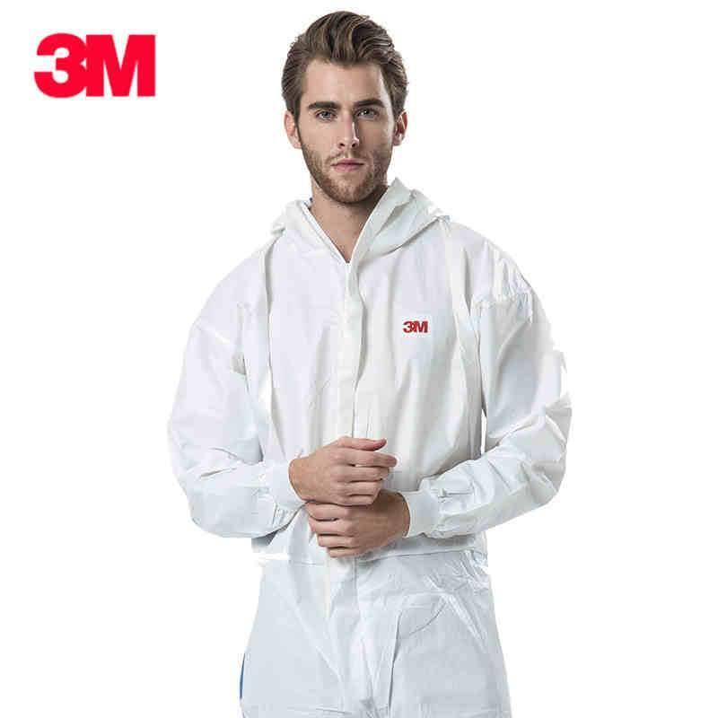 Planet Gates 3M Men Women Disposable Anti-static Coverall Hooded Cleanroom Garments Dust-proof  Work clothing Paint Factory uniforms Overalls