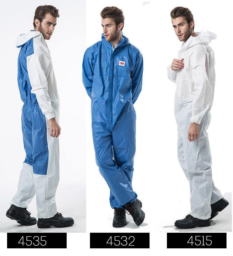 Planet Gates 3M Men Women Disposable Anti-static Coverall Hooded Cleanroom Garments Dust-proof  Work clothing Paint Factory uniforms Overalls