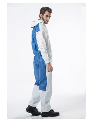 Planet Gates 3M Men Women Disposable Anti-static Coverall Hooded Cleanroom Garments Dust-proof  Work clothing Paint Factory uniforms Overalls