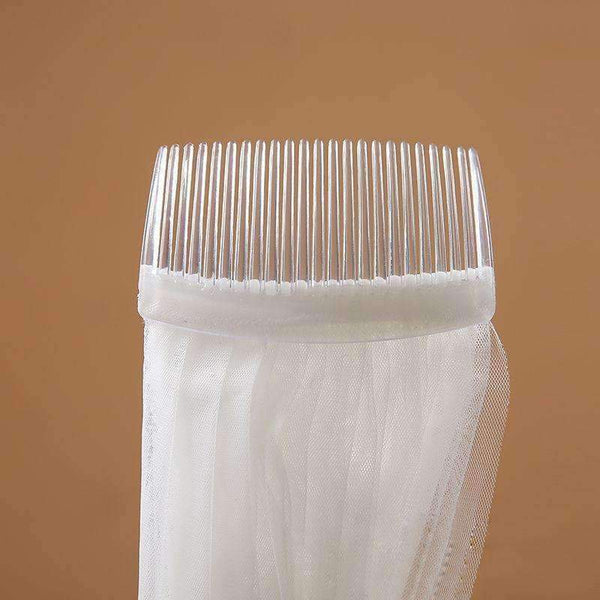 Planet Gates 3M One Layer Lace Edge White Ivory Cathedral Wedding Veil Long Bridal Veil Cheap Wedding Accessories Veu de Noiva