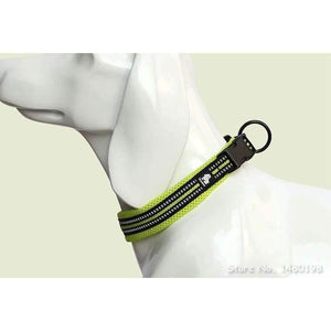 Planet Gates 3M Reflective Dog Collars Adjustable Pet Cat&Dog Collar Outdoor Trainning Soft Air Mesh Padded Brand Pet Product XXS-3XL