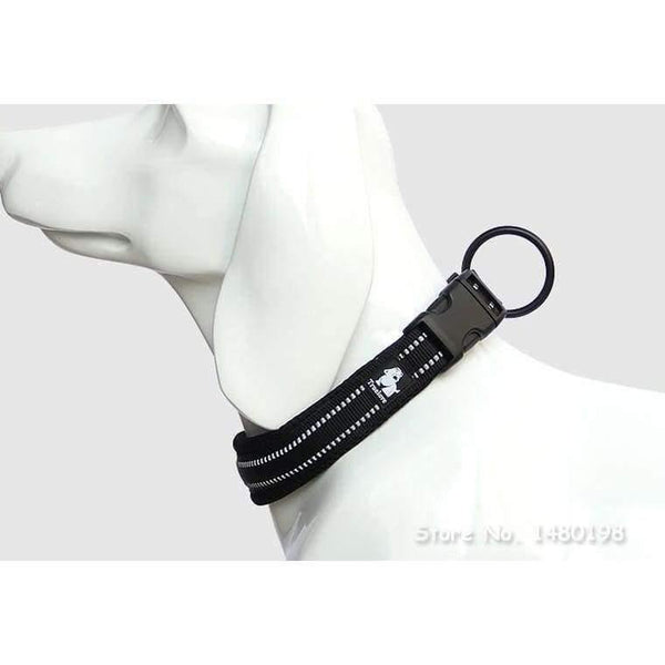 Planet Gates 3M Reflective Dog Collars Adjustable Pet Cat&Dog Collar Outdoor Trainning Soft Air Mesh Padded Brand Pet Product XXS-3XL