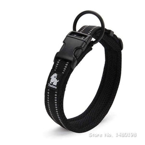 Planet Gates 3M Reflective Dog Collars Adjustable Pet Cat&Dog Collar Outdoor Trainning Soft Air Mesh Padded Brand Pet Product XXS-3XL