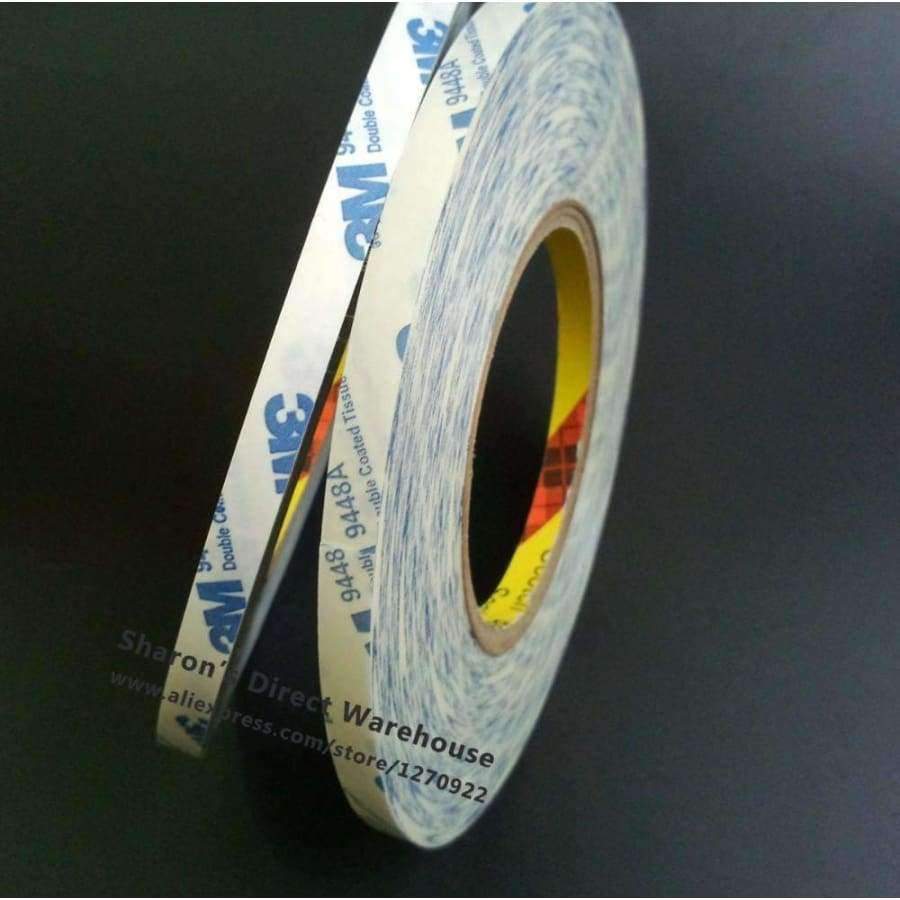 Planet Gates 3M Scotch White Glue Tape for Android Smart Phone Tablet iphone ipad Camera Lens Touch Display Fix 2mm~25mm Choose 9448