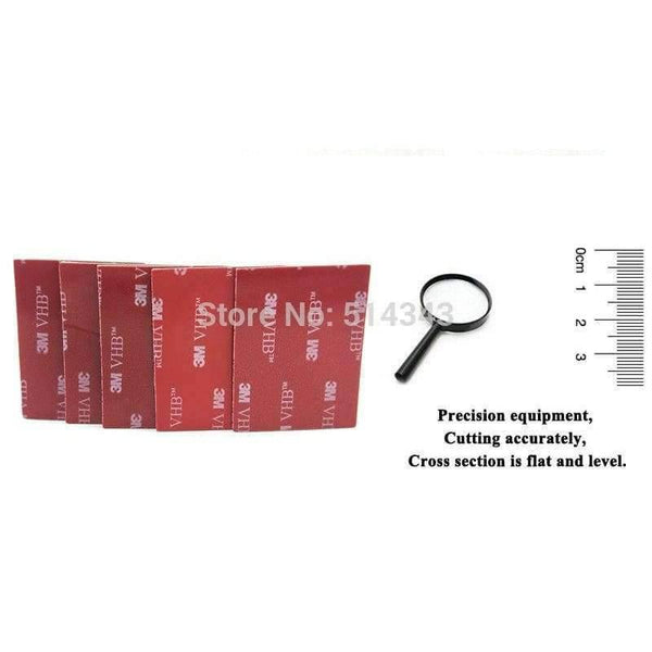 Planet Gates 3M VHB 5952 High Sticky Acrylic Adhesive Double Sided Foam Tape It Can Sticky To Glass Metal And So On 38mm*50mm/10Pcs/Lot