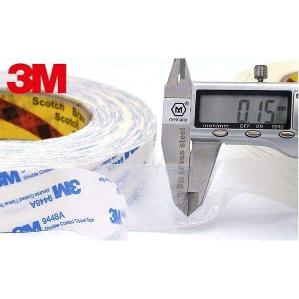 Planet Gates 3M White Strong Sticky Glue Tape for Samsung iphone ipad Smart Phone Tablet Camera Lens Display Bezel Fix 9448 Scotch