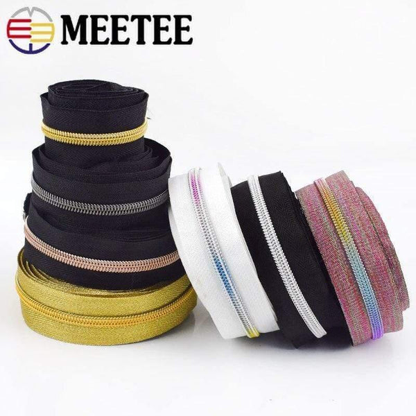 Planet Gates 3Meters New 5# Nylon Zipper For Sewing DIY Zip Clothes Open-end Zippers Sports Coat Bag Garment Clothing Accessories