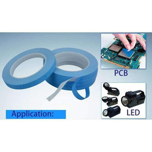 Planet Gates 3mm Length 25m Transfer Double Side Thermal Conductive Adhesive Tape for High Power LED Module Chip PCB Heatsink CPU Heat Conduct