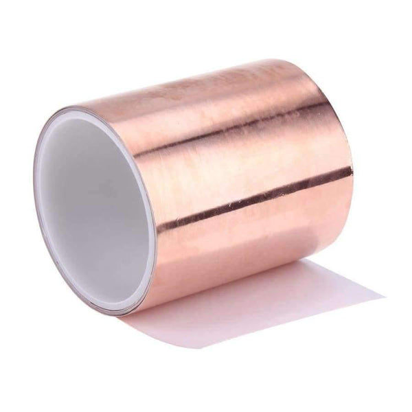 Planet Gates 3mx10cm High Tension Double Conductive Adhesive Shielding Copper Foil Tape Heat-insulated Electrical Hardware Accessories