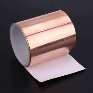 Planet Gates 3mx10cm High Tension Double Conductive Adhesive Shielding Copper Foil Tape Heat-insulated Electrical Hardware Accessories