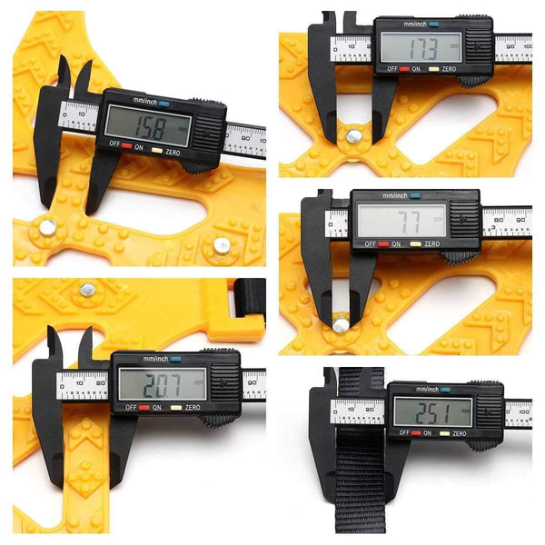 Planet Gates 3pcs 1/3/6pcs TPU Anti-Skid Snow Chains Universal Car Suit Tyre Winter Roadway Safety Anti-Slip Belt Tire Snow Muddy Ground Chain