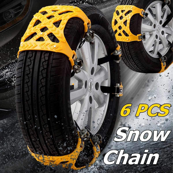 Planet Gates 3pcs 1/3/6pcs TPU Anti-Skid Snow Chains Universal Car Suit Tyre Winter Roadway Safety Anti-Slip Belt Tire Snow Muddy Ground Chain