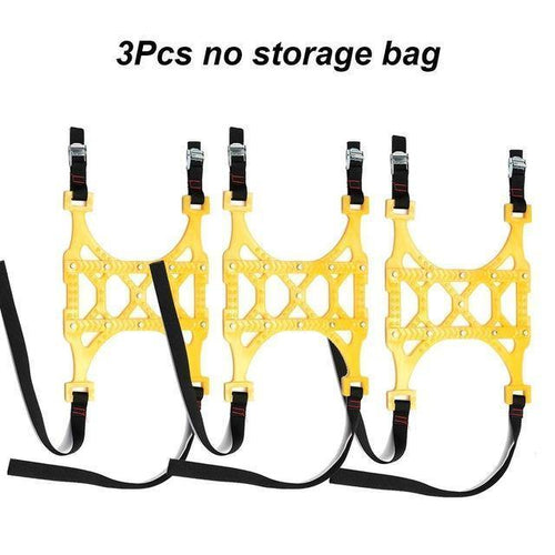 Planet Gates 3pcs 1/3/6pcs TPU Snow Chains Universal Car Suit 165-265mm Tyre Winter Roadway Safety Tire Chains Snow Climbing Mud Ground Anti Slip