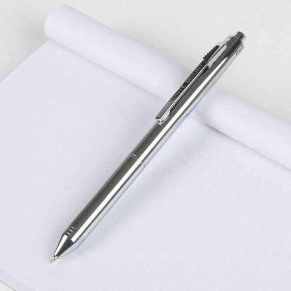 Planet Gates 3PCS 1 Metal pencil 0.5mm Roller Ball Pen Luxury Ballpoint Pen for Business Writing Gift Office School Supplies blue Black Ink Refills