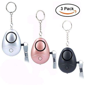 Planet Gates 3pcs 120db Anti Lost Alarm Wolf Self Defense Safety Personal Panic Rape Attack Alarm Security Protection for Girl Child Elderly