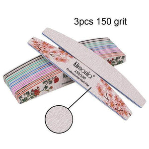 Planet Gates 3pcs 150 Grit 3/5/10pcs lot New Nail File Flower Printed Nail buffer Colorful Lime a ongle 80/100/150/180/240 Professional Manicure Tools
