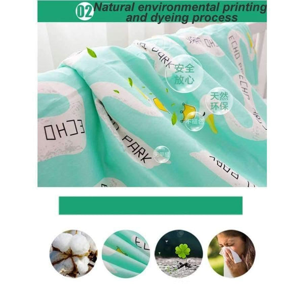 Planet Gates 3Pcs Baby Bedding Set Cotton Crib Sets Baby Cot Set Including Duvet Cover +Pillowcase +Flat Sheet Kindergarten bedding Sets