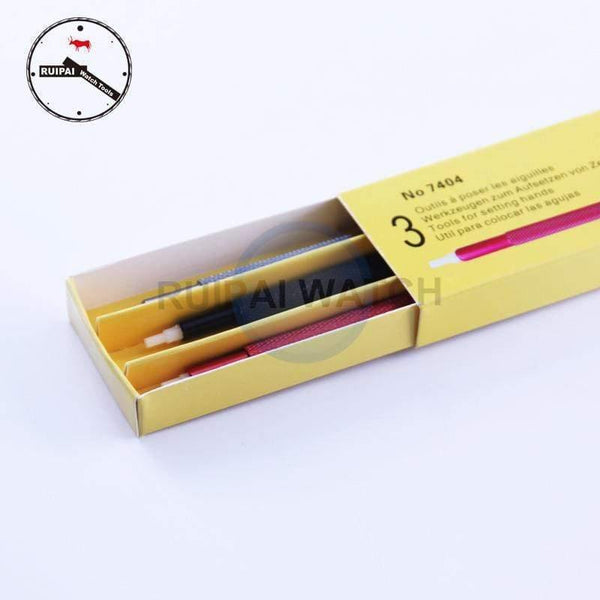 Planet Gates 3pcs/box Watch hands tool,Aluminum Alloy Assort Size Watch hands Press pusher fitting tool for watchmakers