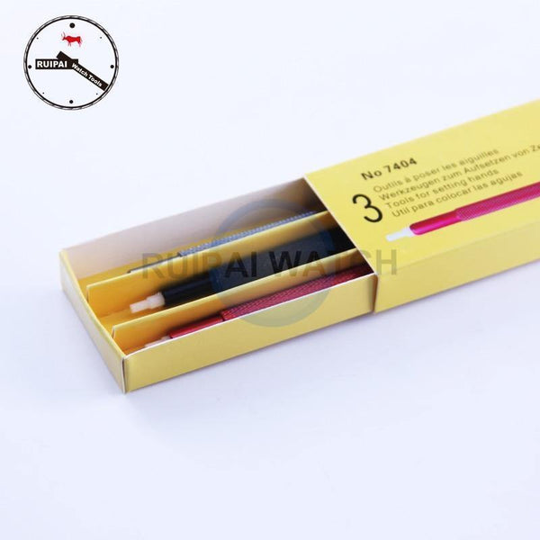 3pcs/box Watch hands tool,Aluminum Alloy Assort Size Watch hands Press pusher fitting tool for watchmakers - Planet Gates