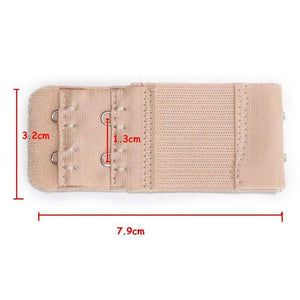 3PCS Bra Extenders Strap Buckle Extension 2 Rows 2 Hooks Clasp Straps Women Bra Strap Extender Sewing Tool Intimates Accessories