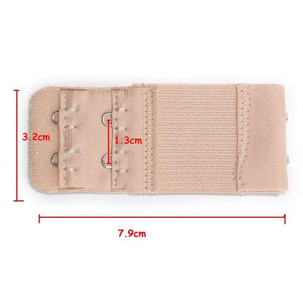 3PCS Bra Extenders Strap Buckle Extension 2 Rows 2 Hooks Clasp Straps Women Bra Strap Extender Sewing Tool Intimates Accessories