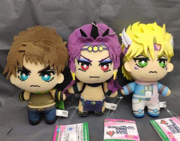 Planet Gates 3PCS(E) Jojos Bizarre Adventure Giorno Narancia Mista Buccellati Abbacchio Fugo Yoshikage Kira Rohan Kishibe Josuke plush toy doll