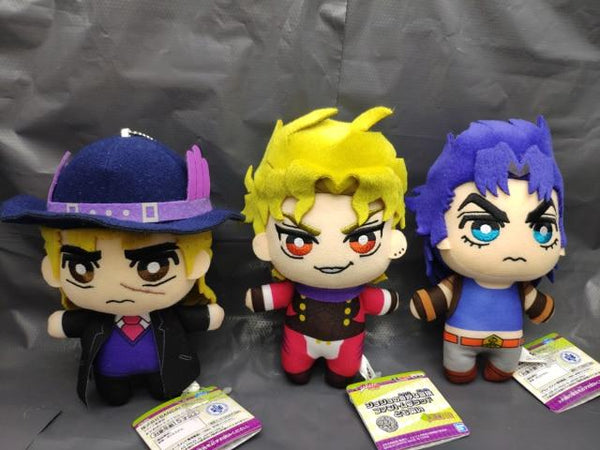 Planet Gates 3PCS(F) Jojos Bizarre Adventure Giorno Narancia Mista Buccellati Abbacchio Fugo Yoshikage Kira Rohan Kishibe Josuke plush toy doll