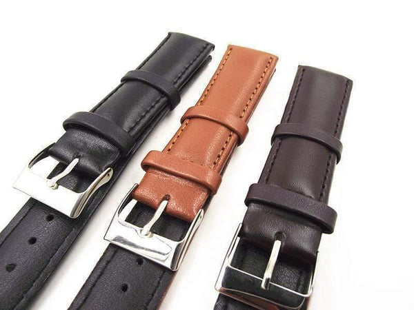 Planet Gates 3PCS/lot High quality 18MM genuine leather watch band watch strap watch parts-black ,brown,coffee color-0201204