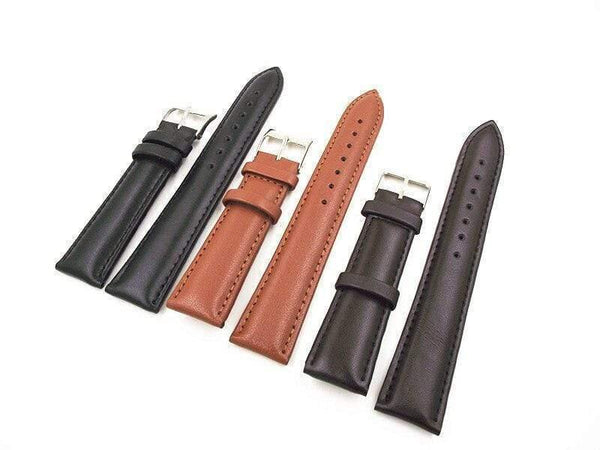 Planet Gates 3PCS/lot High quality 18MM genuine leather watch band watch strap watch parts-black ,brown,coffee color-0201204