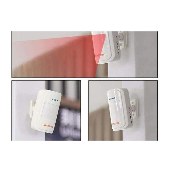 Planet Gates 3pcs/lots 433mhz Wireless PIR Motion Detector Sensor For KERUI GSM PSTN Home Security Burglar Alarm System Home Protection