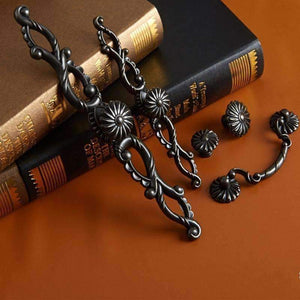 Planet Gates 3pcs Mediterranean antique shoe wardrobe door handle  cupboard pull drawer knobs Furniture Hardware Accessory