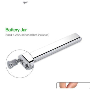 Planet Gates 3pcs Metal 10 LED Lamp Strip Stick-on Anywhere Portable Wireless Cabinet Sensor Night Light Bar with Magnetic Strip led light