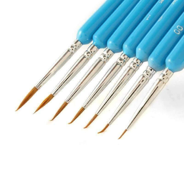 Planet Gates 3pcs of 000 00 0 Hook Line Fine Paint Brush Set Watercolor Brush Pen Artist Gouche Brushes For Acrylic Oil Painting Art Supplies BG-G002