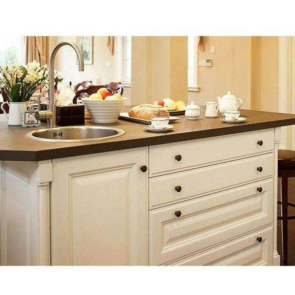 Planet Gates 3pcs Round single hole door handle wardrobe cupboard drawer knobs drawer pulls Furniture Hardware Accessory