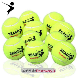 Planet Gates 3pcs/set Professional Wool Tennis Ball Training Practice Sports Ball Tournament Wool Tennis Training Accessories